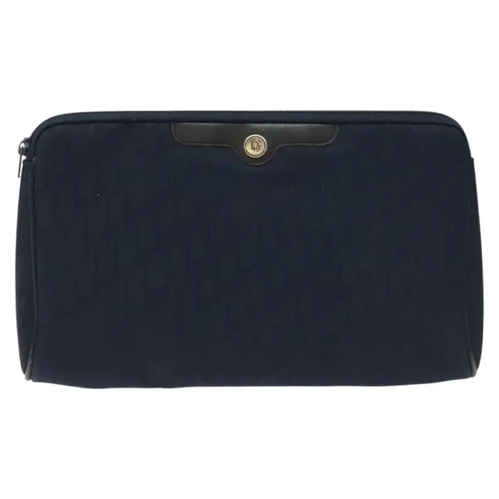 Dior Trotter Clutch Bag Navy